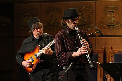 Allen and Mike at the Haiti Benefit Concert