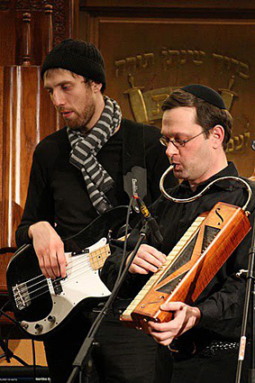 Yoshie and Binyomin at the Haiti Benefit Concert