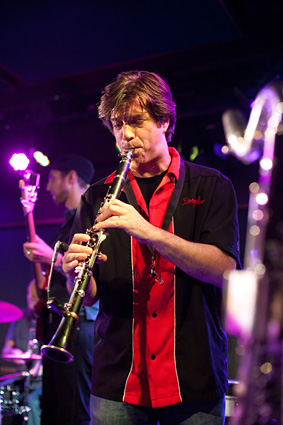 Mike at the Knitting Factory